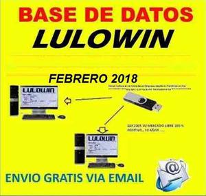 Base De Datos Para Lulowin Feb