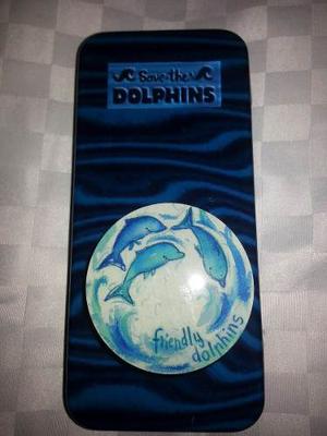 Cartuchera De Metal Save The Dolphins