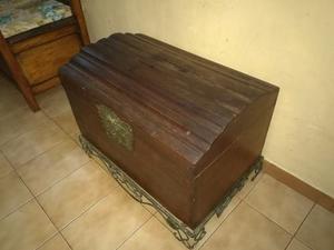 Baul Antiguo Madera Vintage