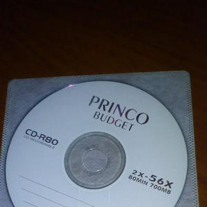 Cd-r 80 Princo Budget 2x-56x80 Min 700 Mb