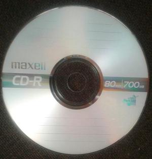 Cd-r Maxell Virgen 700mb 80minutos Con Funda