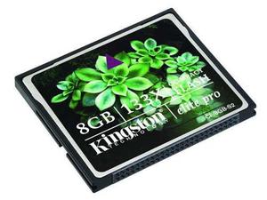 Compact Flash Card Kingston 8gb Elite Pro 133x