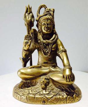 Escultura De Bronce Dios Shiva Deidad Indu