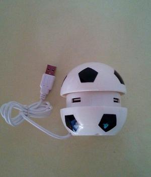 Hub Multiplicador De 4 Puertos Usb 2.0. Tipo Balon.