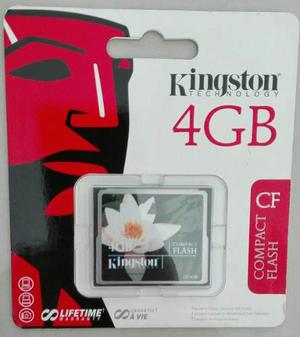 Memoria Compact Flash Kingston De 4gb Nuevo Y Original.