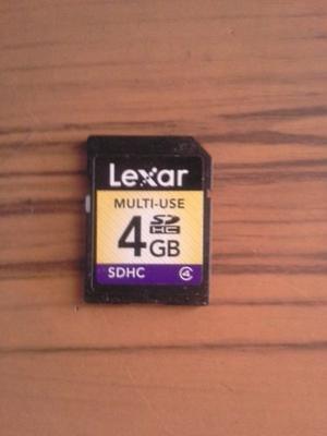 Memoria Sd 2gb Y 4 Gb