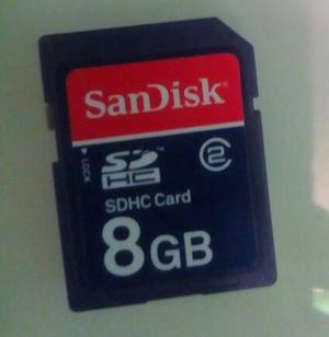 Memoria Sd, 8 Gb, San Disk