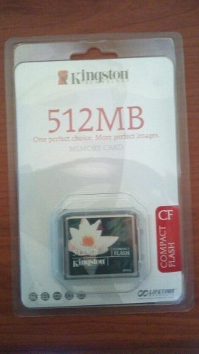 Memory Card Compact Flash 512 Mb