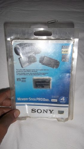 Memory Stick Pro Dúo Sony De 4g