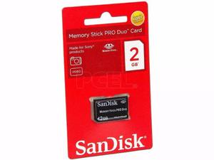 Memory Stick Pro Duo 2gb.