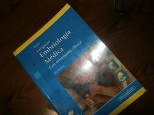 Libro Embriologia Medica Langman 10 Ed Original + Cd