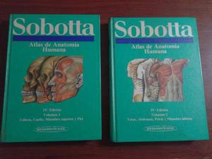 Libros Atlas De Sobotta Tomos 1y 2 Edic 19