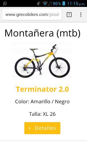 Bicicleta Greco Terminator 2.0