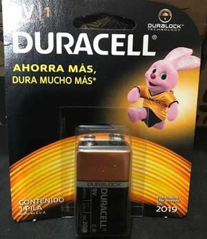 Pila 9v Alcalina Duracell En Blister Made In Usa