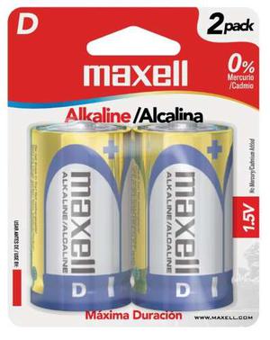 Pila Bateria Alcalina Tipo D Maxell