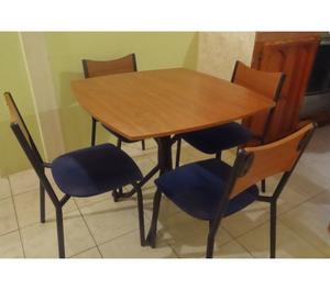 juego de comedor 4 sillas