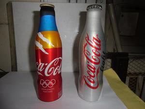 Botellas De Coleccion De Alumiio Coca Cola