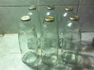 Botellas, Frasco, De Un Litro