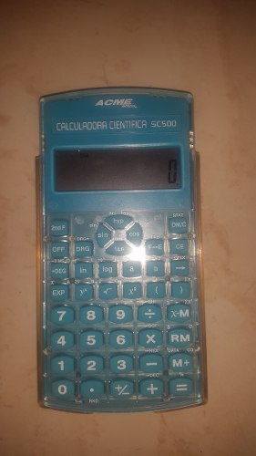 Calculadora Cientifica Color Azul Celeste