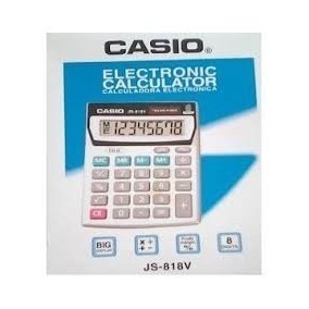 Calculadora Mesa Casio Js-818v Ideal Para Bodega & Oficina