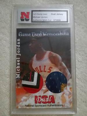 Michael Jordan / Nsa Memorabilia Game Card (Certificada)