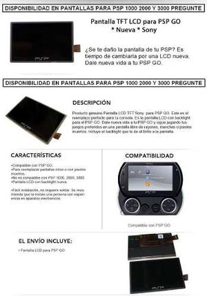 Pantalla Lcd Para Psp Go  Nueva Original Sony