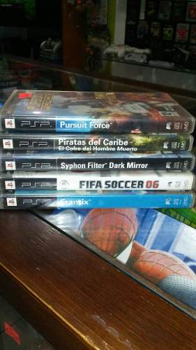 Psp Juegos Originales(Pursuit-piratas-fifa Disponible)