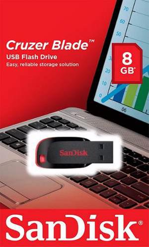 Pen Drive Unidad Flash Usb Cruzer Blade 8gb