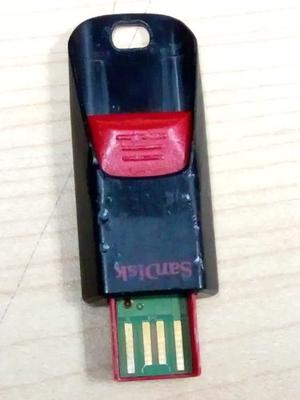 Pendrive 4gb Sandisk, Cambio Por Microsd De La Misma Capacid