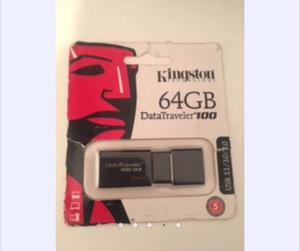 Pendrive Original Kingston 64 Gb Datatraveler 100