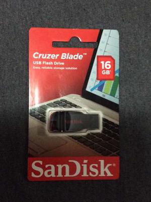 Pendrive Usb Sandisk 16gb Original 2.0 Cruzer Blade