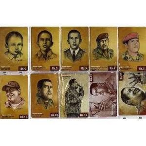 Tarjetas Telefónicas Cantv Nuevas De Hugo Chavez Frías