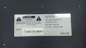 Tv Daewoo 32 Pantalla Dañada Dlx32c1