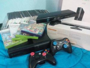 Xbox 360 Super Slim + Kinect + Juegos + Chipeado + 250gb