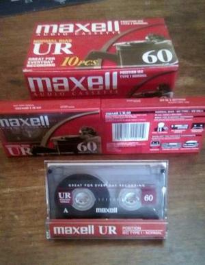 Cassettes Virgenes Maxell Ur60