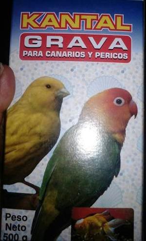 Grava De Pericos,canarios Y Peces