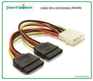 Green Vission Cable Ide 4 Pines A Sata Doble Disco Duro