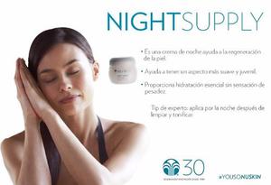 Hidratante Noche Rejuvenecedora Nuskin Nu Skin Crema Suppy