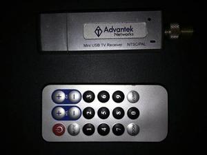 Receptor De Tv Usb Con Control Remoto Advantek