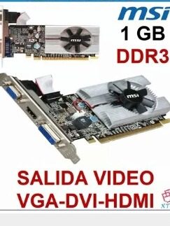 Tarjeta De Video Nvidia Gforce Msi 1gb Ddr3