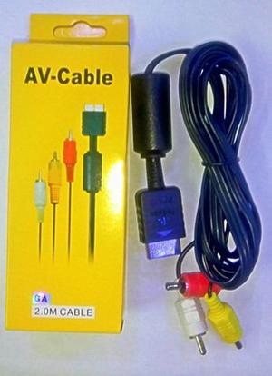 Av Cable Ps2 2.0 M. Accesorio De Audio Y Video De Ps2