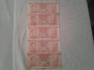 Billetes De 5 Bolivares De 