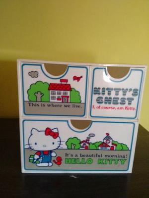 Caja Joyero De Kitty Y Litter Originales De Sanrio