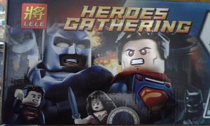 Combo De 8 Minifiguras Lego - Heroes Gathering