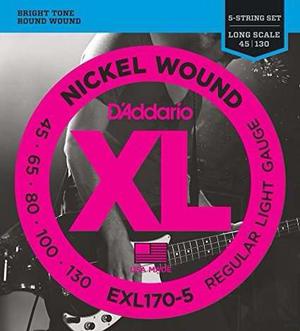 Cuerdas P/ Bajo 5 Daddario Nickel Wound Exl  Nuevas!!