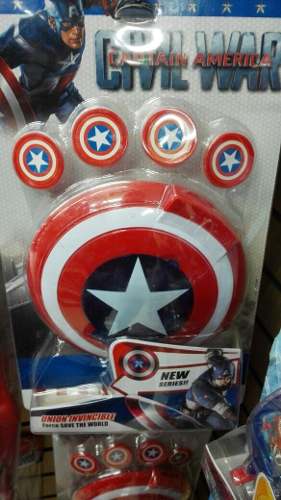 Escudo Lanza Tasos Capitán América.