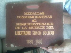 Medallas Conmemorativas Simon Bolivar