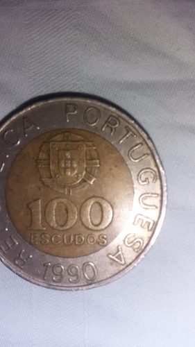 Moneda 100 Escudos Portuguesa