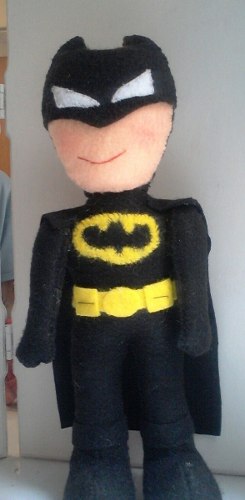 Muñeco, Figura Comic En Fieltro Batman 15cm