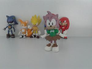 Muñecos De Coleccion Sonic Sega (6muñecos)